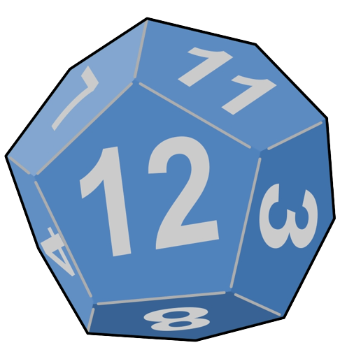 Twelve-Sided Die Image